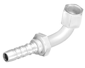 Gates® G20180-1216 Hydraulic Coupling, FJIC  Flare Swivel, 90° Medium Bent Tube