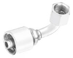 Gates® G25179-1010 Hydraulic Coupling, Female JIC 37° Flare Swivel, English Hex, 90° Short Bent Tube