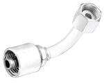 Gates® G25241-2020 Hydraulic Coupling, Female JIC 37° Flare Swivel - Metric Hex, 90° Long Bent Tube