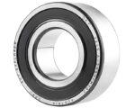 SKF® 25mm Bore, 52mm O.D, 0.812" Width, Double Row Angular Contact Bearing, Steel (3205 A-2RS1TN9/MT33)