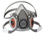 3M® Half Facepiece Reusable Respirator, 6000 Series, Medium Size (MMM6200)