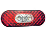 Grote® 6″ Oval LED Stop Tail Turn Light w/ Integrated Back-Up, Female Pin (54682)