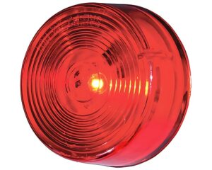 Automann® 2″ Round LED Marker Light, PL-10 Plug – Red Lens (571.LD301R1-1)