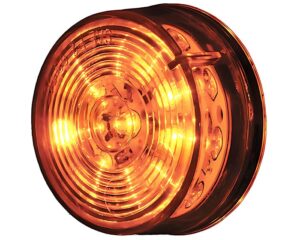 Automann® 2″ Round LED Marker Light, PL-10 Plug – Amber (571.LD30CA10)