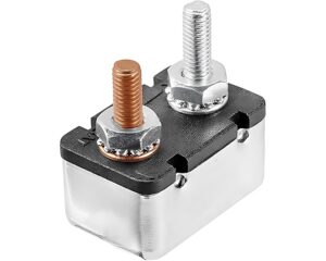 Cole Hersee® 12V / 40A, 10-32 Studs Input, Box Style Circuit Breaker, Steel (30056-40)