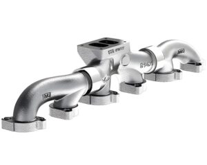 Full Tilt 88100 High Mount Ceramic Exhaust Manifold, Replaces Detroit Part# 23519348, Series 60 12.7L Kenworth / Peterbilt