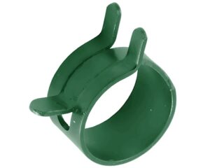 Geno 5/8″ Hose O.D, 0.583" Max. Diameter, Spring Action – Hose Clamp, Olive (12686)