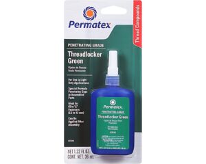Permatex® Threadlocker  – Green, Penetrating Grade, 36mL (29040)