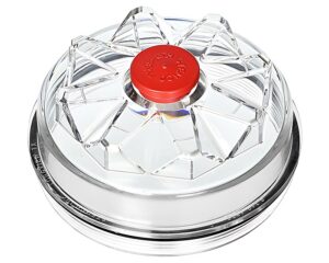 Stemco® 6.25″ Bolt Circle, 6.875″ Diameter, ProPar – Trailer Lexan Hub Cap (340-4975)