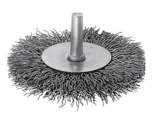 JET 2″ Wire Diameter x 1/4″, 18500 RPM, Shaft Mount Crimped Brush – Radial End (553733)