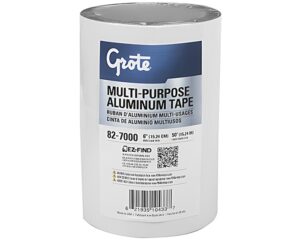 Grote® 6″ x 50 ft. Length, 2 mil Thickness, Multi-Purpose Aluminum Tape (82-7000)