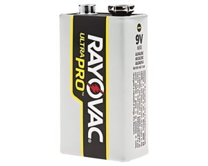 Rayovac 9V Ultra Pro Industrial Alkaline Batteries – Sold Per Unit – (AL-9V)