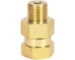 1/4″ Female NPT x 1/4" Male NPT, 3000 PSI High Pressure Swivel – Brass Body (HPS25)