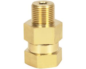 Green Line® 3/8″ FNPT x MNPT, 3000 PSI High Pressure Straight Swivel Joint, Brass (G1608XB-3000-06-06)