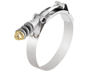 Green Line® 4.31″ – 4.63" Diameter Range, T-Bolt Clamp, Stainless Steel (G89-069)