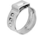 0.520″ – 0.618″ Stepless One Ear Clamp, For Use w/ Hose Barbs – Steel (HC10-10)