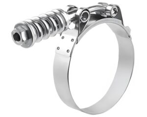 4.56″ – 4.87″ Heavy Duty Flex Seal Clamp, For Turbocharger Hoses / Air Charge Sys. (HC19-475)