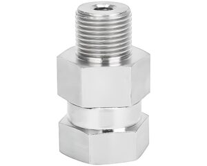 3/8″ Female NPT x 3/8″ Male NPT, 5000 PSI High Pressure Swivel, S/Steel Body (HPS38)