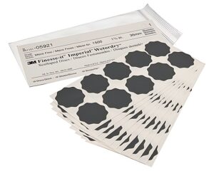 3M Wetordry 1.375″ Scallop Disc, 1500 Grit, For Sanding / Surface Prep, 100 Discs 1-PK (MMM05921)