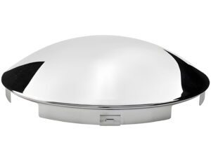 Trux®  7/16″ Lip – Chrome Front  Hub Cap, For 4-Notch Steel Wheels / Oil Axles Only (THUB-4N)