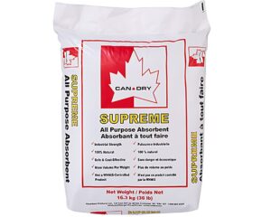 CAN DRY 16.3 kg – Supreme Floor Dry Granular Oil Absorbant, 1-Bag (W154)