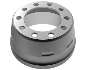 HD Plus®  15″ x 4″ Brake Size, 10-Bolts Brake Drum, For Front Axles (X61225B)