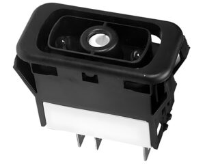 Blue Bird 00027287 Black Switch Base,  Single Pole – Single Throw, 5-Terminal