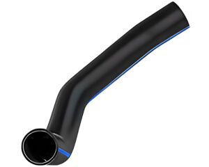 Blue Bird 00097901 – Formed Radiator Lower Hose, Cummins ISB, Blue Stripe