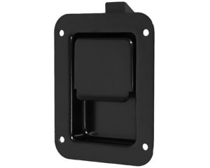 Blue Bird 2.25" x 3.63" Battery Door Latch, Punched, E-Coat Type – Black (01651884)