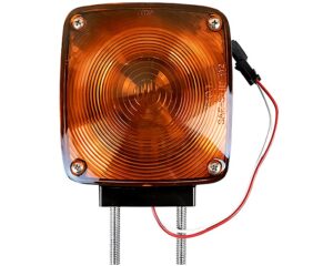 Blue Bird 10046325 – Amber Directional Lollipop Turn Signal Light, Incandescent