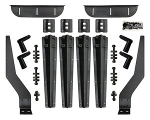 Minimizer 10001359 Fender Bracket Kit, Bolt-On, Black Plastic (B4578BTPA)