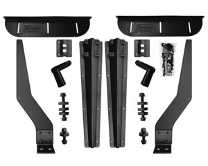 Minimizer 10001379 Fender Bracket Kit, Bolt-On, Black Plastic (B4850BTPA)