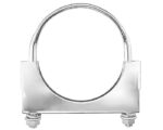 Automann® 3-1/2″ Diameter,  3/8″-16 Bolt, Heavy Duty U-Bolt Saddle Clamp, Chrome (562.U3435C)