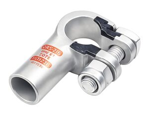 Grote® 2/0 GA, Copper Die Cast, Positive, Battery Connector – Left Elbow (82-9651)