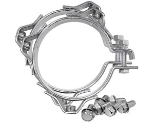 Donaldson® 5″ Diameter – Exhaust Pipe Guard Clamp, Chrome/Steel (P206509)