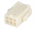 TE Connectivity® Mini MATE-N-LOK Series, 6-Way Receptacle Connector Housing Cap (172160-1)