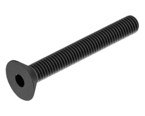 McMaster-Carr® M4 x 8mm –  Hex Drive Flat Head Screw, Black-Oxide Alloy Steel (91294A188)