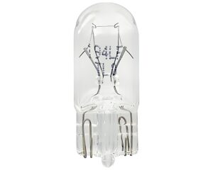 Sylvania 12V 3.8W T3-1/4 – Miniature Bulb, Wedge Base Type, Clear (194TP)