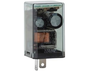 Grote® 2-Pin / 16 Light – Electronic Flasher, For Round Flasher Socket, Smoke (44690)