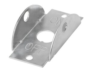 Cole Hersee® Face Plate / Switch Guard, Nickel Plated Steel, Zinc (82465)