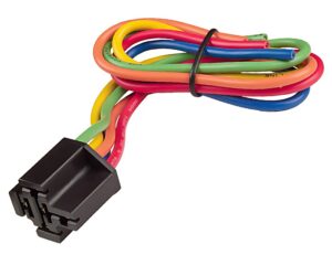Grote® 14-GA / 12" Long – Relay Connector Pigtail Assembly, Connects 4 or 5 Terminal (84-1041)
