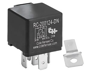 Cole Hersee® 24V 20A, 5-PIN SPDT ISO Mini Relay w/ Bracket, Isolated Coil Type (RC-200124-DN)