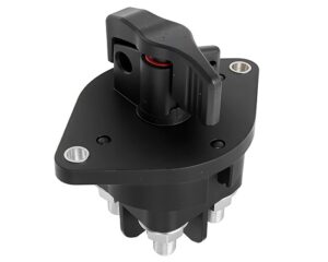 Cole Hersee®  32V DC 500A / 4-Positions, DPST Master Battery – Disconnect Switch, Black Knob (880175)