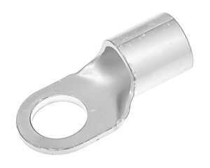 Panduit® 2 AWG, 0.3125″ Stud Hole Size, Non-Insulated Ring Terminal (P2-12R-T)