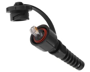 Stewart Connector CAT5E 8P8C/ RJ45 Circular Bayonet Coupling, Unshielded (SS-39400-002)