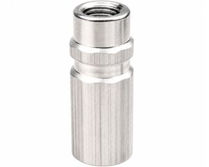 Four Seasons 59945 Evaporator Fitting, Service Port, Aluminum / Steel Body