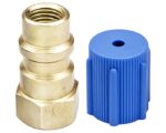 Four Seasons 59976 Low Side Straight, 1/4" Service Port Retrofit Adapter