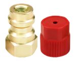 Four Seasons 59977 High Side Straight, 1/4" Service Port Retrofit Adapter