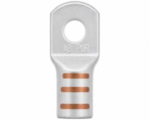 Grote® 2/0 AWG, 3/8″ Stud, MagnaLug Copper Battery Connector Lug, Orange (84-9206)