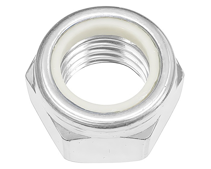 M6 x 1mm – Steel Nylon Locknut (NLNMC1096)